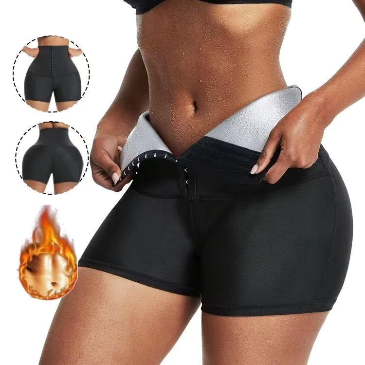 Body-building Sweat-breaking Clothes Button-up Abdominal Shorts